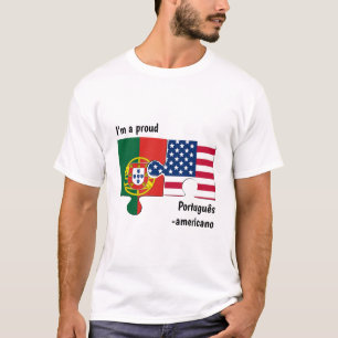 Custom Portuguese American T-Shirt