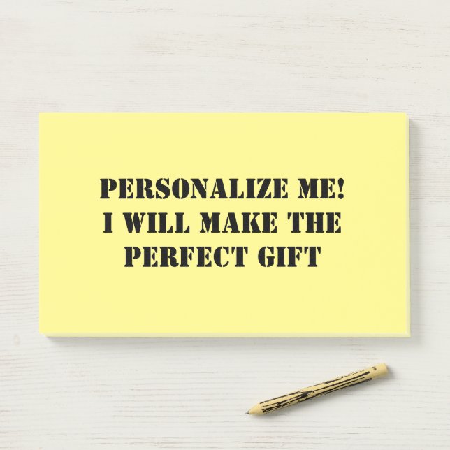 Custom Post Its for wfh, office, school, gift Post-it Notes (On Desk)