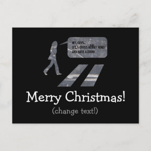 CUSTOM POSTAL SERVICE HOLIDAY POSTCARD