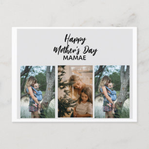 Custom Postcard Happy Mother's Day Photo Collage