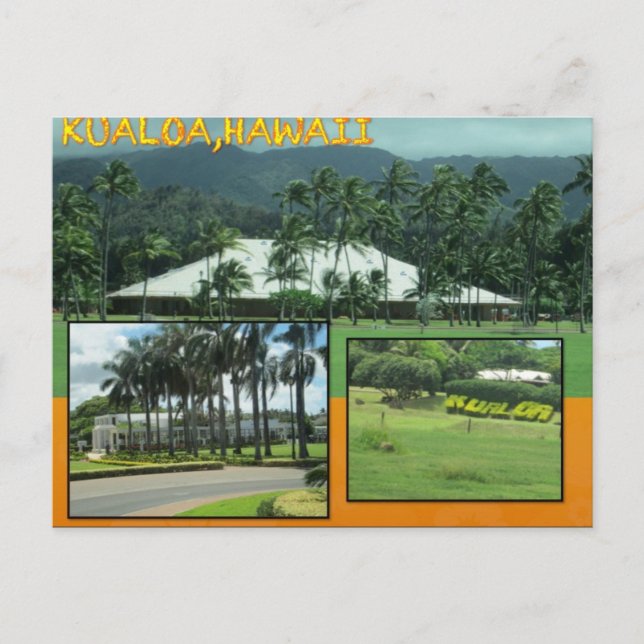 CUSTOM POSTCARDS- HAWAII COLLAGE# 26 POSTCARD (Front)