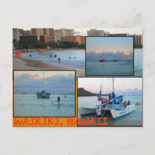 CUSTOM POSTCARDS- HAWAII COLLAGE# 28 POSTCARD