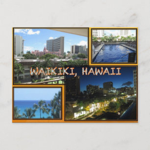CUSTOM POSTCARDS- HAWAII COLLAGE# 6 POSTCARD