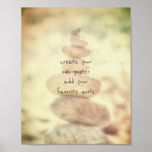 custom poster add your own quote