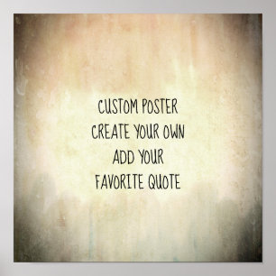 custom  poster create your own quote wall art