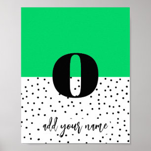 CUSTOM - Poster - Lower Case o