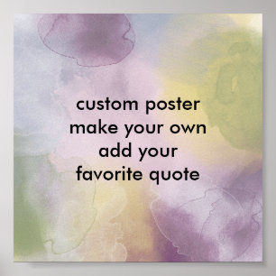 custom poster make your own add your quote