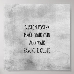 custom poster make your own add your quote