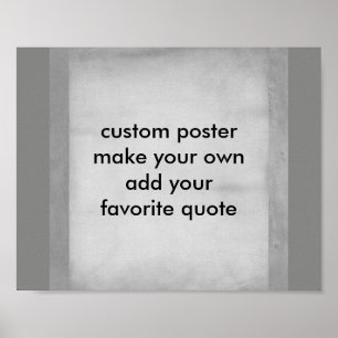custom poster make your own add your quote