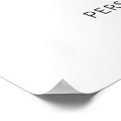 Custom Poster Printing 24x36" Wall Sign (Corner)