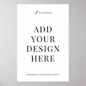 Custom Poster Printing 24x36" Wall Sign (Front)
