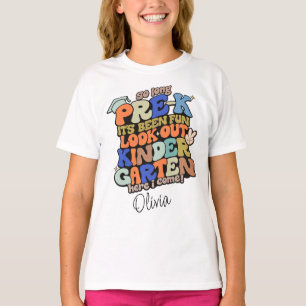 Custom Pre-K Graduation Shirt,Funny PreK Graduate T-Shirt