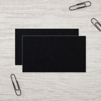 Custom - Premium Black, Distinct Professional Business Card