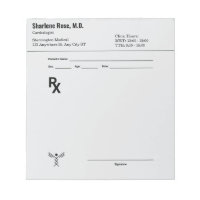 Custom Prescription Notepad – Editable Doctor RX 