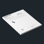 Custom Prescription Notepad – Editable Doctor RX<br><div class="desc">Custom Prescription Notepad – Editable Doctor RX Pad! ___________________________ Stay organised in style with our Custom Prescription Notepad, designed for doctors, nurses, and medical professionals who want a practical yet personalised tool for everyday use. This editable RX pad features a clean, professional layout while allowing customisation to fit your name,...</div>