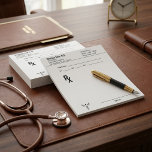 Custom Prescription Notepad – Editable Doctor RX<br><div class="desc">Custom Prescription Notepad – Editable Doctor RX Pad! ___________________________ Stay organised in style with our Custom Prescription Notepad, designed for doctors, nurses, and medical professionals who want a practical yet personalised tool for everyday use. This editable RX pad features a clean, professional layout while allowing customisation to fit your name,...</div>