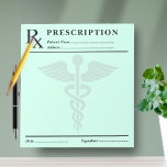 Custom Prescription Notepad – Editable Doctor RX<br><div class="desc">Custom Prescription Notepad – Editable Doctor RX Pad! ___________________________ Stay organised in style with our Custom Prescription Notepad, designed for doctors, nurses, and medical professionals who want a practical yet personalised tool for everyday use. This editable RX pad features a clean, professional layout while allowing customisation to fit your name,...</div>