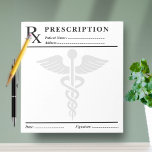 Custom Prescription Notepad – Editable Doctor RX<br><div class="desc">Custom Prescription Notepad – Editable Doctor RX Pad! ___________________________ Stay organised in style with our Custom Prescription Notepad, designed for doctors, nurses, and medical professionals who want a practical yet personalised tool for everyday use. This editable RX pad features a clean, professional layout while allowing customisation to fit your name,...</div>