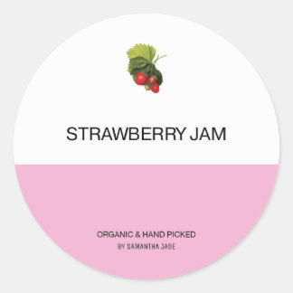 Custom preserve & jam labels for your jars