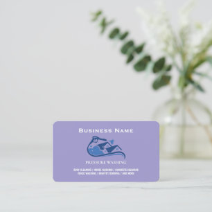Custom Pressure Washer modern Power Washing Business Card