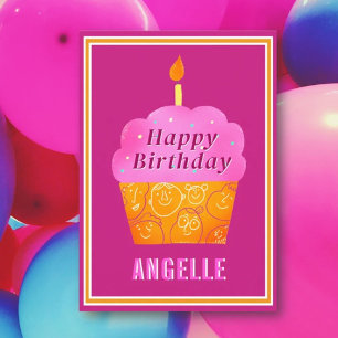 Custom Pretty Happy Birthday card