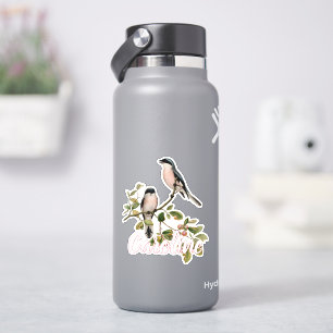 Custom Pretty Vintage Birds In Red Berry Tree