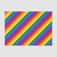 Custom Pride Rainbow Stripes Invitation