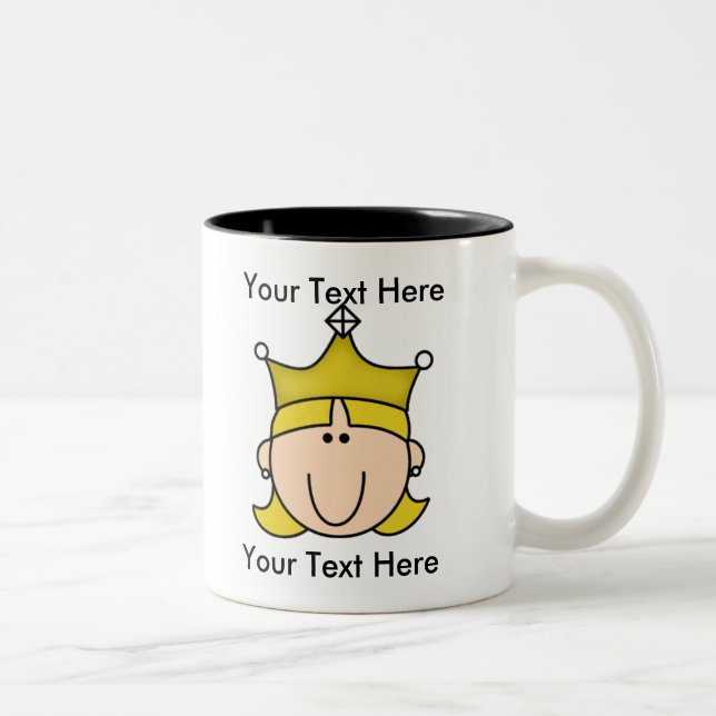 Custom Princess Blonde Mug (Right)