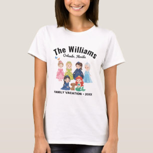 Custom Princess Family Vacation Shirt