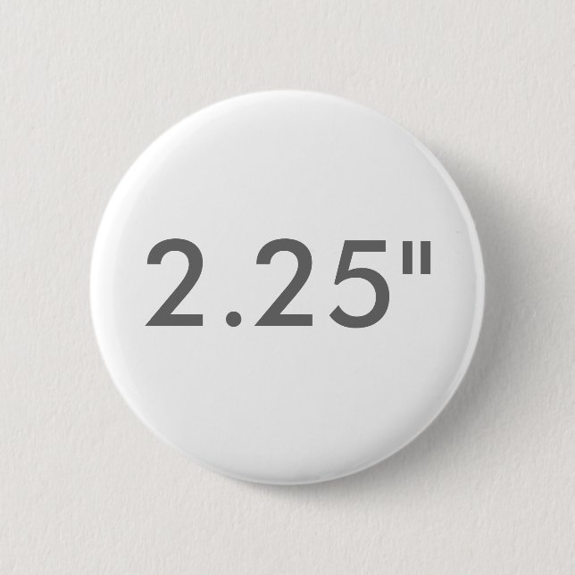Custom Print 2.25" Round Button Blank Template (Front)