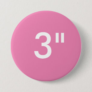 Custom Print 3" Large Round Button Blank Template