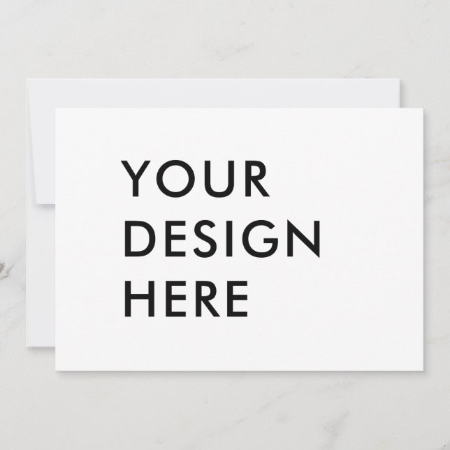 custom print 7x5 invitation  (Front)