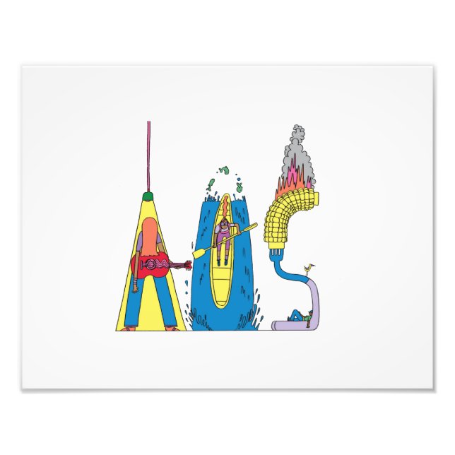 Custom Print | AUSTIN, TX (AUS) (Front)