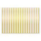 Custom Print Gold Effect Striped Tissue Paper