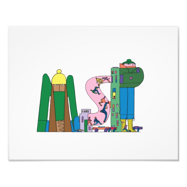 Custom Print | MINNEAPOLIS, MN (MSP) (Front)