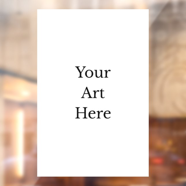 Custom Print Multiple Sizes Window Cling (Sheet 2)