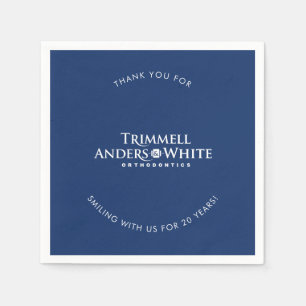 CUSTOM PRINT ORDER for Kelsey - 20th smiling Napkin