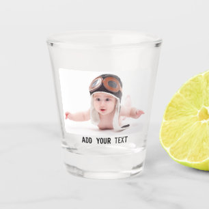 Custom Print Personalised Photo Shot Glass