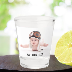 Custom Print Personalised Photo Shot Glass