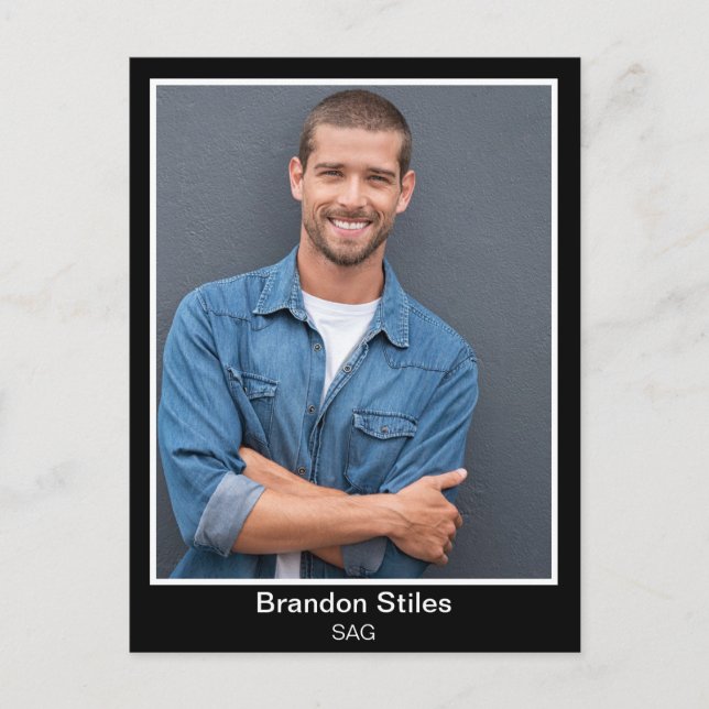 Custom Print Postcards for Actors (Front)