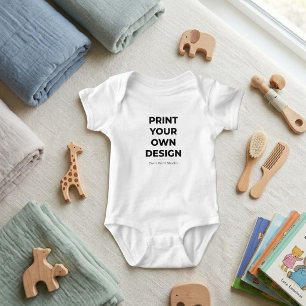 Custom Print Your Own Printing My Own To Order Baby Bodysuit