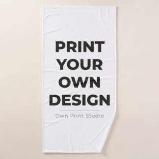 Custom Print Your Own | Printing My Own To Order Bath Towel