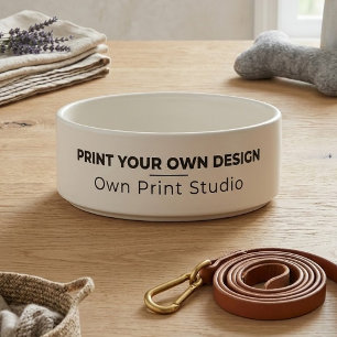 Custom Print Your Own   Printing My Own To Order Bowl