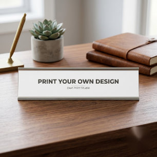 Custom Print Your Own Printing My Own To Order Desk Name Plate