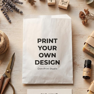 Custom Print Your Own Printing My Own To Order Favour Bags