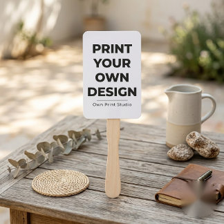 Custom Print Your Own | Printing My Own To Order Hand Fan