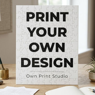 Custom Print Your Own | Printing My Own To Order Jigsaw Puzzle