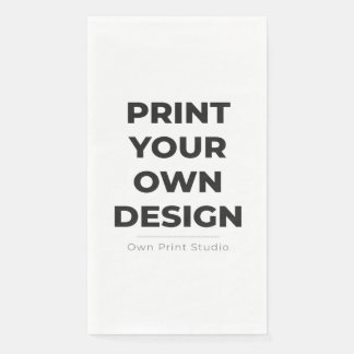 Custom Print Your Own | Printing My Own To Order Napkin