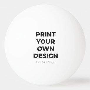 Custom Print Your Own Printing My Own To Order Ping Pong Ball
