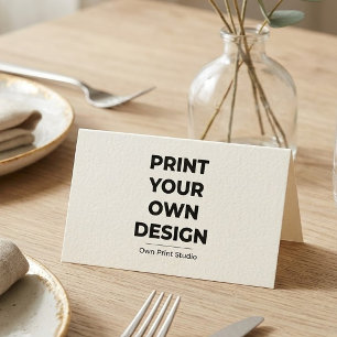 Custom Print Your Own   Printing My Own To Order Place Card